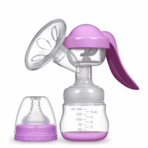 Manual breast pump for breastfeeding moms