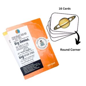 solar system flash cards for kids